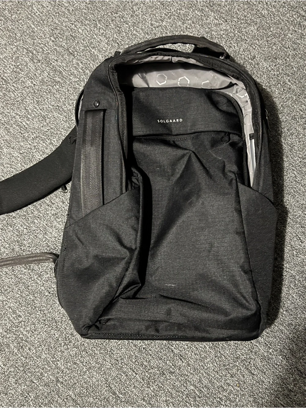 Solgaard Men's Black Backpack - Sleek Everyday Carry
